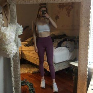 Lululemon Pink Fast and Free Tights Size 4